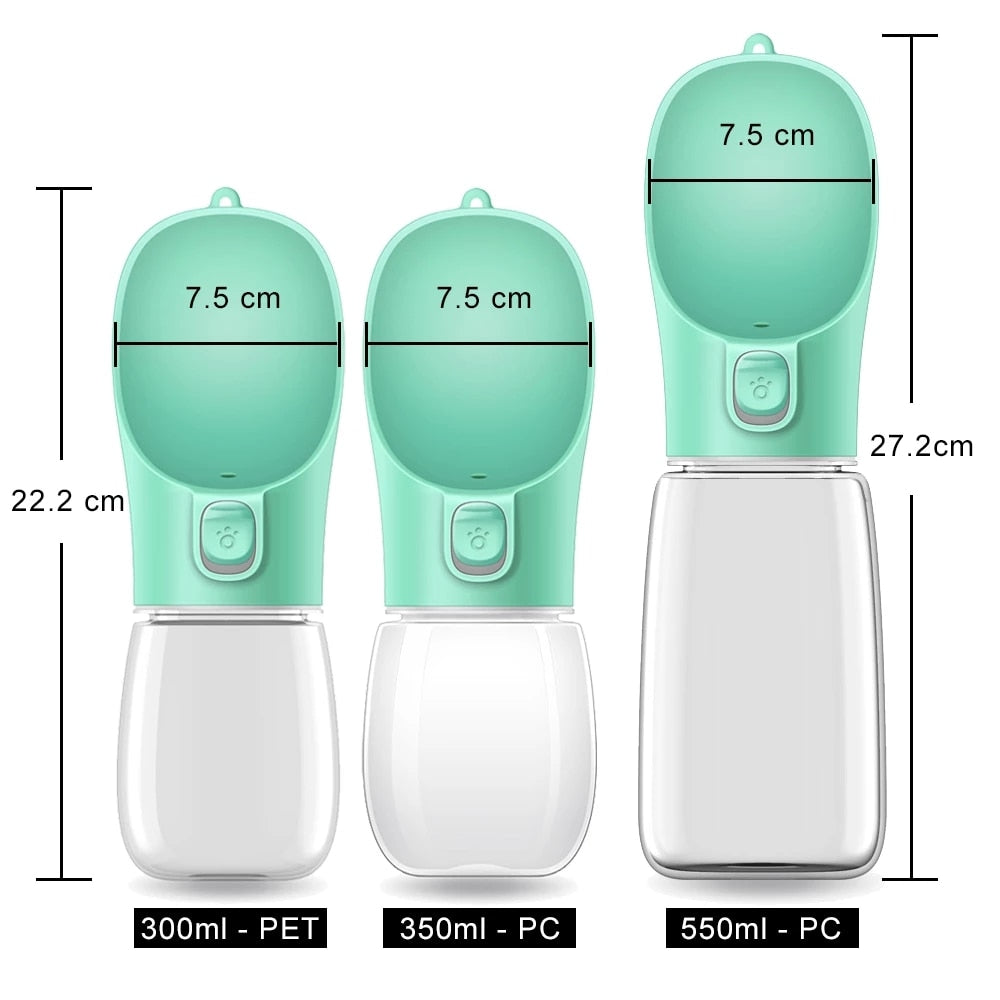 Mobile Hundetrinkflasche - Ideal für Unterwegs